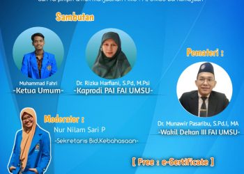 HMJ PAI UMSU Menyelenggarakan Webinar