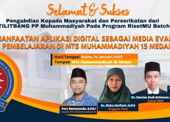 Menangkan Hibah Riset Mu, Dosen UMSU Lakukan Pengabdian di MTs M. 15 Medan
