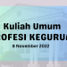 Kuliah Umum Profesi Keguruan