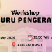 Workshop Guru Penggerak oleh Suparjo, S.PdI di FAI UMSU: Meningkatkan Profesionalisme Guru dalam Dunia Pendidikan