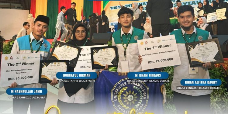 Prestasi Gemilang Mahasiswa Program Studi Pendidikan Agama Islam UMSU di 1st International Qur’an Recitation Award (IQRA) 2024