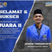 Adnan Tumangger Mahasiswa UMSU Juara 2 UMM Championship Musabaqah Tilawatil Qur’an