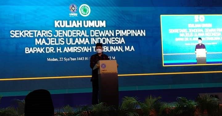 Kuliah Dosen Tamu oleh Majelis Ulama Indonesia di Fakultas Agama Islam UMSU