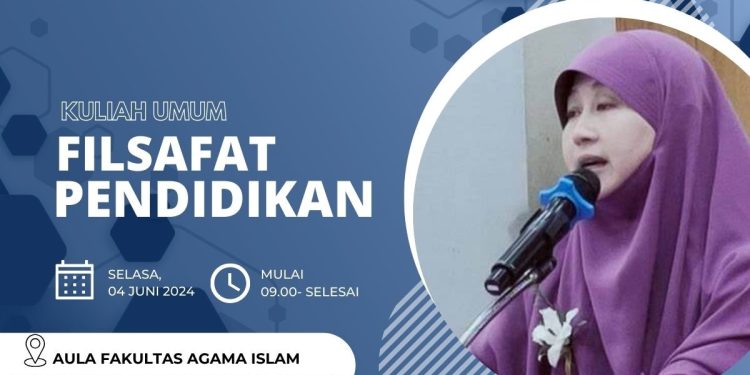Kuliah Dosen Tamu dan Temu Ahli: Dr. Suraiya Chapakiya Bahas Filsafat Pendidikan di UMSU