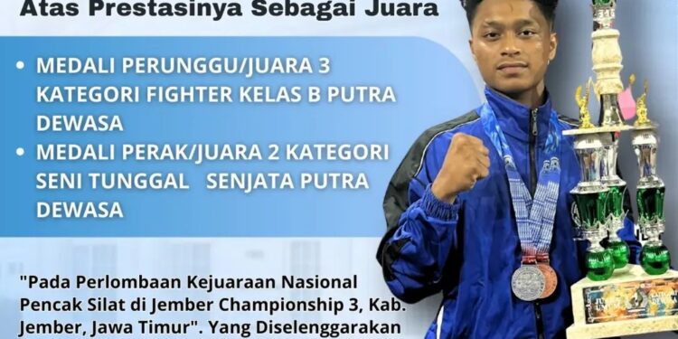 Mahasiswa PAI UMSU Raih Medali Perunggu pada Kejuaraan Pencak Silat di Jember